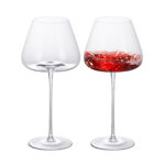 Wine Glasses Crystal Red and White 23oz Wine Glasses Set of 2