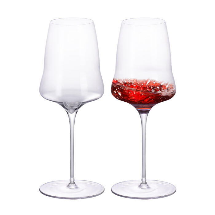 Wine Glasses Crystal 17oz Red and White Wine Glasses Set of 2 - Image 1