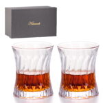 Whiskey Glass 7.75oz Set of 2 Old Fashioned Glass - Image 2