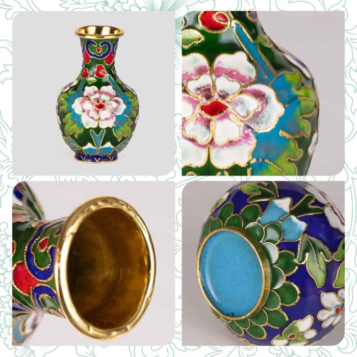 Modern Enamel Modern Vase For Fresh Flowers - Image 3