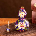 Decorative Gourd Ornament Enamel Small Jar Decor - Image 3