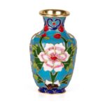 Enamel Decorative Bottle Mini Blue Vase Lightweight Bottle - Image 2