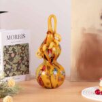 Handmade Blown Coloured Glaze Art Gourd Statue