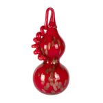 Handmade Blown Coloured Glaze Art Gourd Statue