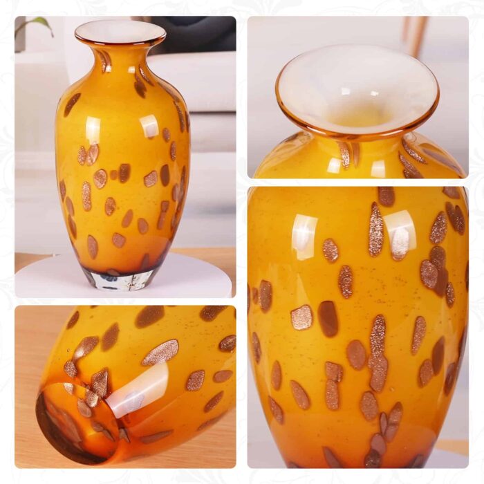 Beautiful Hand Blown Decorative Vase - Image 3
