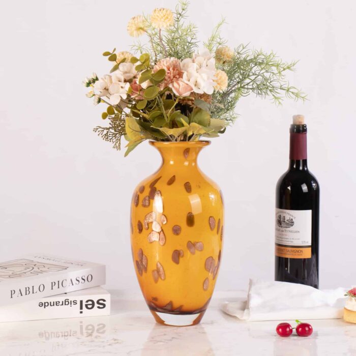 Beautiful Hand Blown Decorative Vase - Image 4
