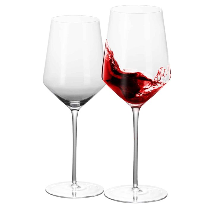 Professional Durable Red Wine Glasses 18oz Set of 2 - Image 1