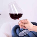 Elegant Red Wine Glasses 17oz For Christmas Dinner Set of 2 - Image 3