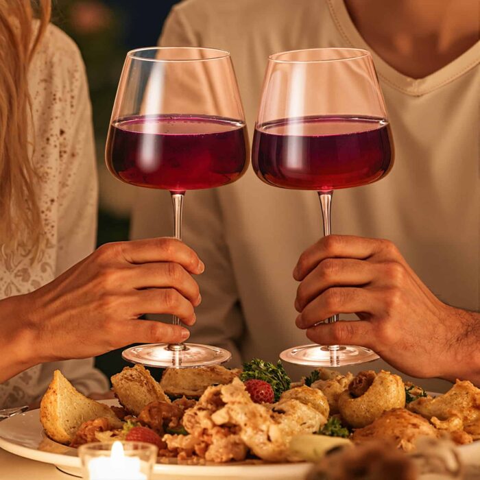 Large Crystal Boxed Wine Glass 25.36 oz Set of 2 - Image 3