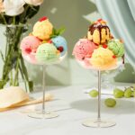 KAMMAK Martini Glasses Set of 2, 9.13 oz Clear Crystal Cocktail Glasses with Stem - Image 2