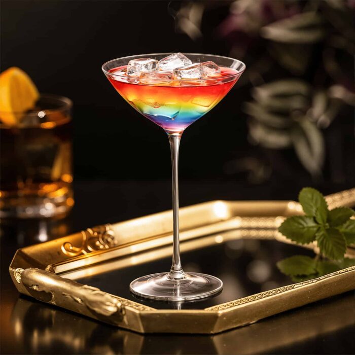 Martini Glasses Set of 2, 4.9 oz Clear Crystal Cocktail Glasses - Image 3