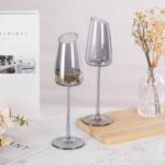 Wine Glasses Set of 2, 7.44 oz Hand Blown - Image 5