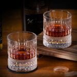 Whiskey Glass Set of 2 7.05oz Old Fashioned wine Glass
