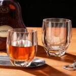 Geometric Faceted Whiskey Glass 7.78 oz with Stable Base - Image 2