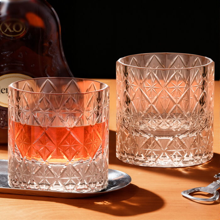 12-Facet K9 Crystal Whiskey Glass 7.44 oz (220ml) with Base - Image 3