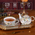 White Tea Cups and Saucer Set for Coffee Tea for One  Tea Pot - Image 5