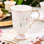 China Mugs Set of 2 Fine 17oz Ceramic Coffee Large Floral Mug - Image 6