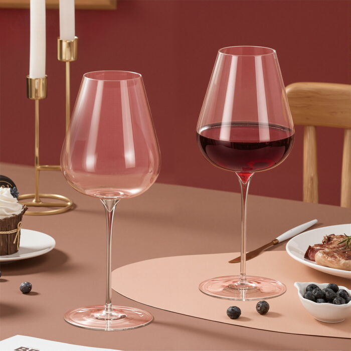 Wine Glasses 16.9oz Crystal Red and White Wine Glasses Set of 2 - Image 4