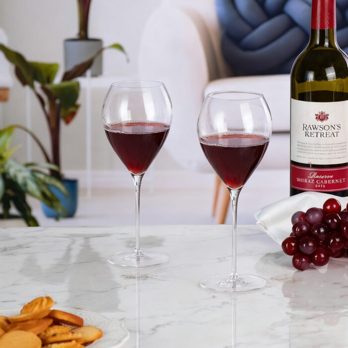Wine Glasses 13.5oz Crystal Red and White Wine Glasses Set of 2 - Image 4