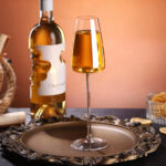 Champagne Flutes 9oz Crystal Champagne Glasses Set of 2 - Image 4