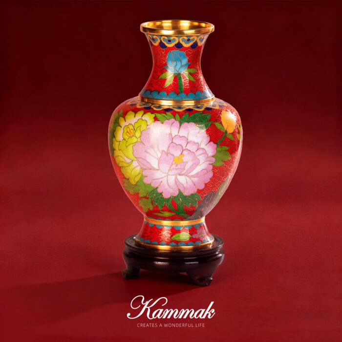 3 Vases for Flower Small Handcraft Red Vase Lightweight Bottle - Image 1