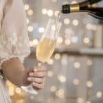 Champagne Flutes, Crystal Champagne Glasses Set of 2, 6.3oz - Image 3