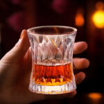 Whiskey Glass 7.75oz Set of 2 Old Fashioned Glass - Image 4