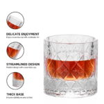 12-Facet K9 Crystal Whiskey Glass 7.44 oz (220ml) with Base - Image 5