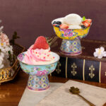 Ice Cream Dessert Bowl Bone China Ceramic Trifle Bowl Set of 2 - Image 4
