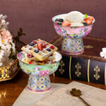 Ice Cream Dessert Bowl/Cup Bone Ceramic Trifle Bowl Set of 2