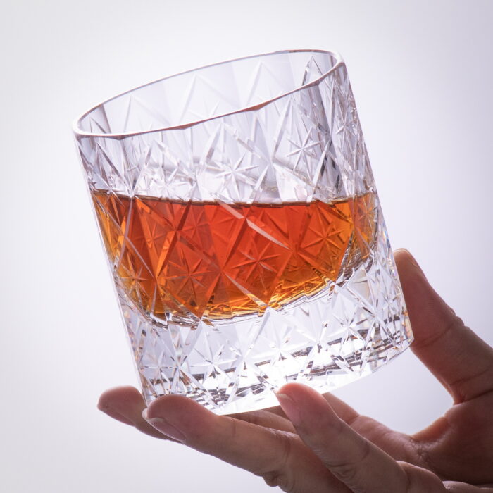 12-Facet K9 Crystal Whiskey Glass 7.44 oz (220ml) with Base - Image 2