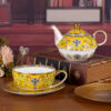 KAMMAK 7KPSP910N ceramic cup and saucer close-up material texture detail image 4
