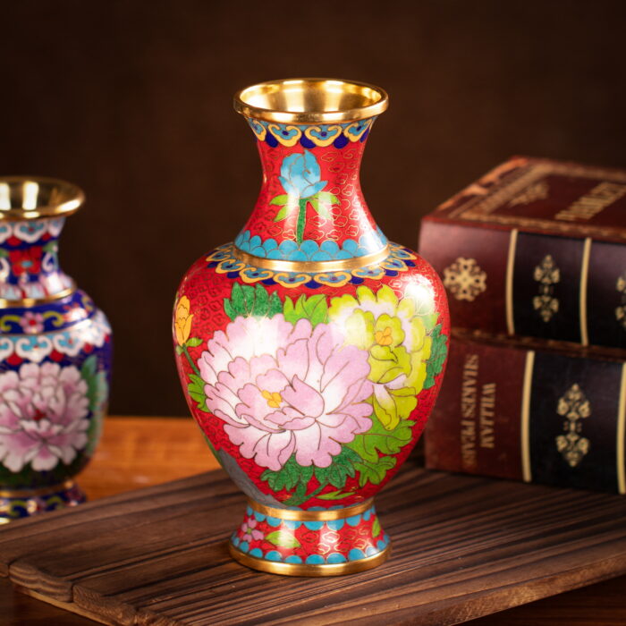 Vases for Flower Small Handcraft Red Vase Lightweight Bottle - Image 3