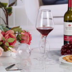 Wine Glasses Crystal Red and White 16oz Wine Glasses Set of 2 - Image 2