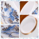 Ceramic Tea Cups 6.3oz Imperial Arhat Vintage Cup Set of 2 - Image 6