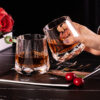 KAMMAK 7KPSP892N whiskey glasses side angle view showing silhouette
