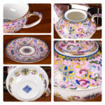 Pink Tea Cups and Saucer Set for Coffee Tea Pot and Saucers - Image 5