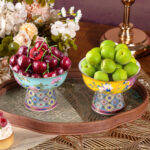 Ice Cream Dessert Bowl Bone China Ceramic Trifle Bowl Set of 2