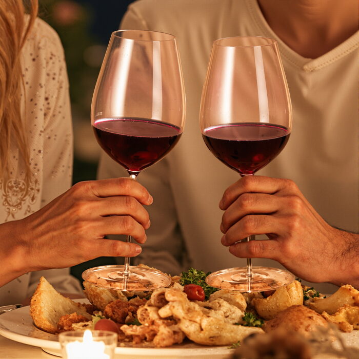 Wine Glasses Crystal Red and White 26.3oz Wine Glasses Set of 2 - Image 3