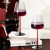 KAMMAK 8KPDSXY019 wine glasses side angle view showing silhouette