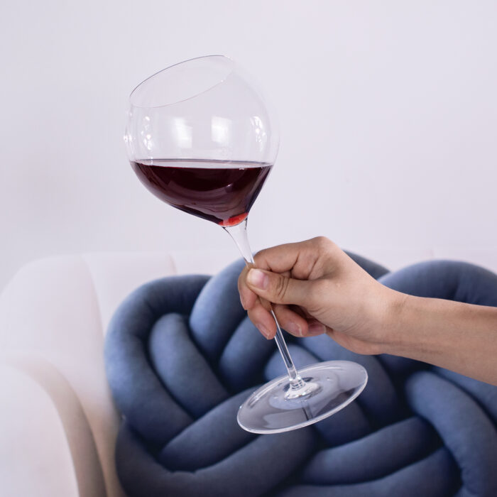 Wine Glasses Crystal Red and White 18.6oz Wine Glasses Set of 2 - Image 3