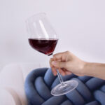Wine Glasses Crystal Red and White 16oz Wine Glasses Set of 2 - Image 3