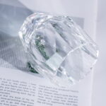 Geometric Faceted Whiskey Glass 7.78 oz with Stable Base - Image 5