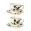 coffee cups0 KAMMAK 7KPSP563N ceramic cup and saucer side angle view showing silhouette