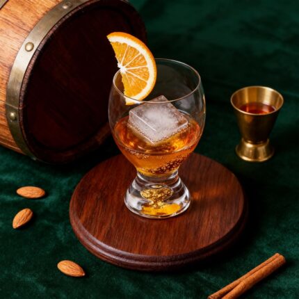 Crystal Whisky Glasses 13.8oz Cognac Glass Set of 2, Stemless Snifter Glasses for Brandy, Wine, Vodka, Tequila, Clear Shot Glasses for Party, Outdoor, Wedding, Birthday,...