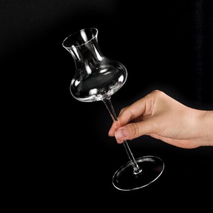 KAMMAK Crystal Brandy Glasses Set of 2, 4.4oz Stemmed Cognac Glasses for Wine, Whisky, Tequila, Elegant Clear Snifter Glass for Party, Outdoor, Wedding, Birthday, Anniversaries,...