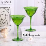 KAMMAK Martini Glasses Set of 2, 5.75 oz Clear Crystal Cocktail Glasses with Stem, Reusable Cocktail Glassware for Wedding Birthday Party, Bar, Margarita, Whiskey, Gin, Tequila,...