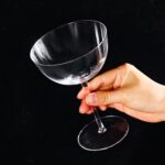 KAMMAK Martini Glasses Set of 2, 7.44 oz Clear Crystal Cocktail Glasses with Stem, Reusable Cocktail Glassware for Wedding Birthday Party, Bar, Margarita, Whiskey, Gin, Tequila,...