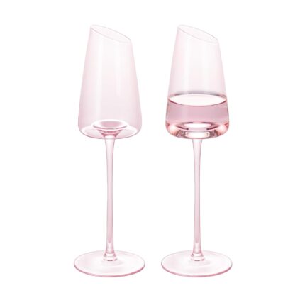 KAMMAK Wine Glasses Set of 2, 7.44 oz Hand Blown Crystal Bordeaux Wine Glasses, Thin Rim & Long Stem, Perfect for Red & White, Daily Use, Wedding or Birthday Gift with Gift Box,...