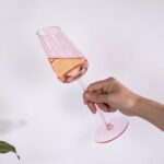 KAMMAK Wine Glasses Set of 2, 7.44 oz Hand Blown Crystal Bordeaux Wine Glasses, Thin Rim & Long Stem, Perfect for Red & White, Daily Use, Wedding or Birthday Gift with Gift Box,...